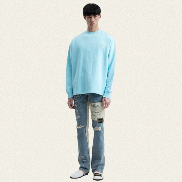 We11done Other - We11done Logo Print Long Sleeve Shirt